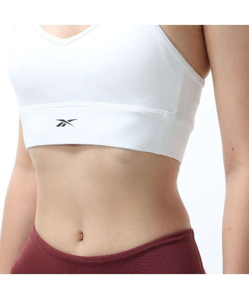 Reebok(リーボック)の「ワークアウト レディ スポーツブラ / Workout Ready Sports Bra(スポーツブラ・レディース・ブラック/ピンク/ブルー/ネイビー/ホワイト/ライトブルー/トップグレー・SMALL/MEDIUM/LARGE/X-LARGE/XX-LARGE/X-SMALL)」の11枚目の写真