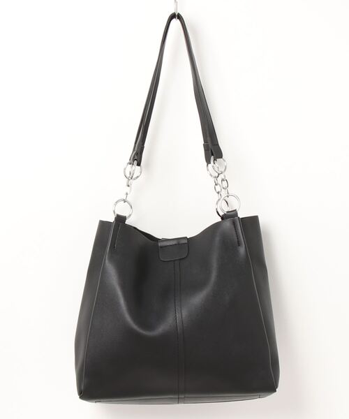 LOPASS（ロパス）の「ポーチ付きショルダーバッグ（ショルダーバッグ・レディース・ブラック/アイボリー/ブラウン・FREE）」の9枚目の写真