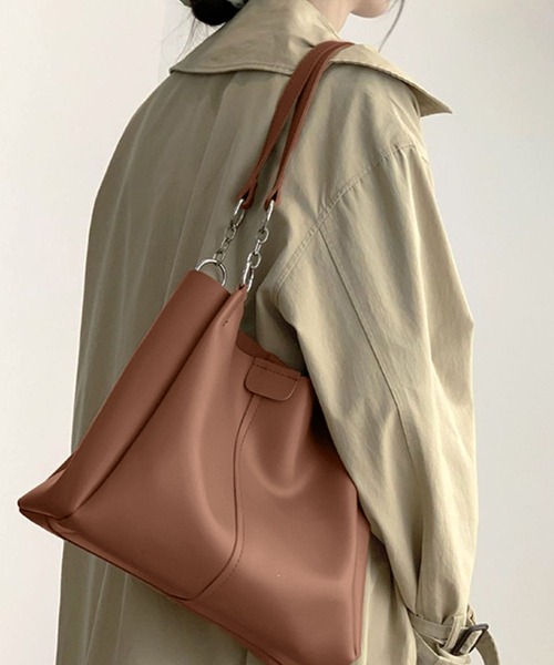 LOPASS（ロパス）の「ポーチ付きショルダーバッグ（ショルダーバッグ・レディース・ブラック/アイボリー/ブラウン・FREE）」の17枚目の写真