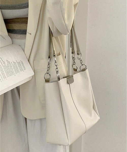 LOPASS（ロパス）の「ポーチ付きショルダーバッグ（ショルダーバッグ・レディース・ブラック/アイボリー/ブラウン・FREE）」の13枚目の写真