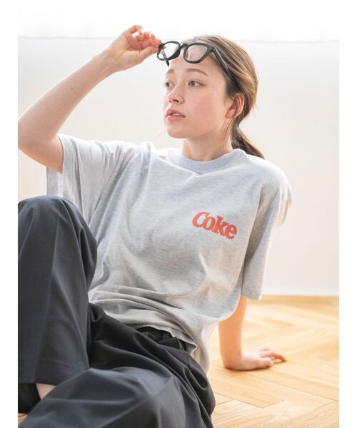 Ungrid（アングリッド）の「Coca-Cola ロゴTee（Tシャツ/カットソー・レディース・レッド/ライトグレー/ネイビー・FREE）」の12枚目の写真