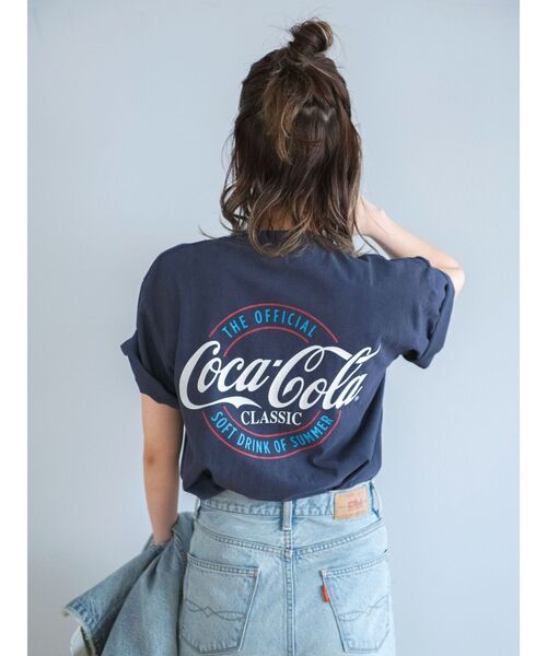 Ungrid（アングリッド）の「Coca-Cola ロゴTee（Tシャツ/カットソー・レディース・レッド/ライトグレー/ネイビー・FREE）」の21枚目の写真