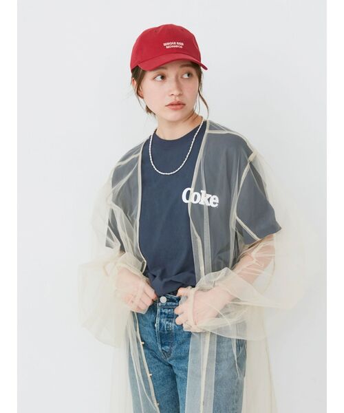 Ungrid（アングリッド）の「Coca-Cola ロゴTee（Tシャツ/カットソー・レディース・レッド/ライトグレー/ネイビー・FREE）」の22枚目の写真