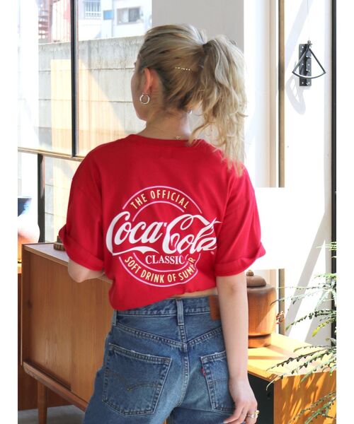 Ungrid（アングリッド）の「Coca-Cola ロゴTee（Tシャツ/カットソー・レディース・レッド/ライトグレー/ネイビー・FREE）」の16枚目の写真