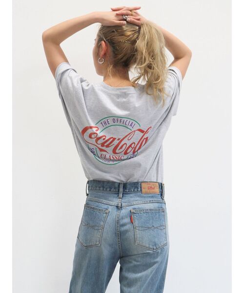 Ungrid（アングリッド）の「Coca-Cola ロゴTee（Tシャツ/カットソー・レディース・レッド/ライトグレー/ネイビー・FREE）」の6枚目の写真
