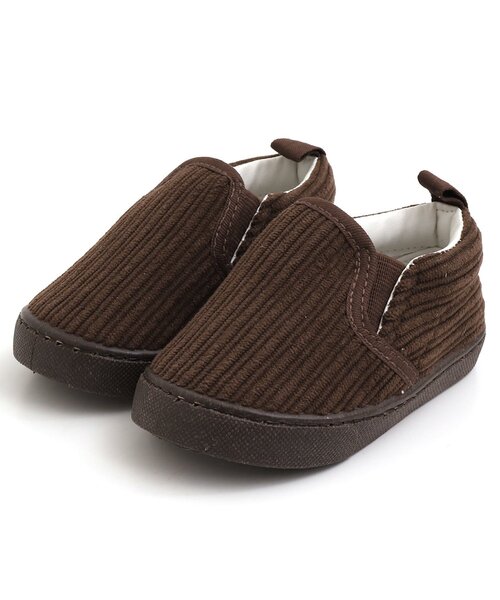 Ampersand(アンパサンド)の「バラエティスリッポン無地(スニーカー・キッズ・ベージュ/ピンク/ブラウン/ブラック/ブルー・13/14/15 /16/17/18/19/20)」の1枚目の写真