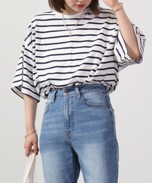 Multi-border short-sleeved T-shirt / マルチボーダー半袖Tシャツ unisex