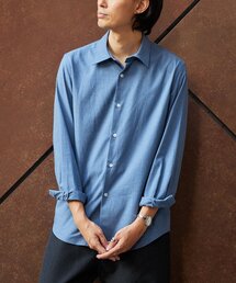 EDIFICE | メランジビエラ レギュラーカラーシャツ(シャツ/ブラウス)