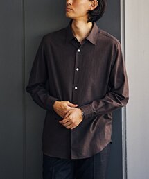 EDIFICE | メランジビエラ レギュラーカラーシャツ(シャツ/ブラウス)