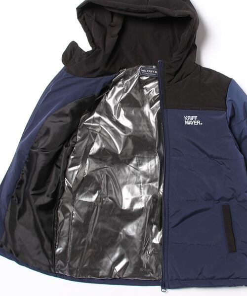 KRIFF MAYER Kid's Collection（クリフメイヤーキッズコレクション）の「【保温中綿】テクノロジャケット（ダウンジャケット/コート・キッズ・カーキ/ネイビー/ブラック/ベージュ・150/170/130/120/160/140）」の20枚目の写真