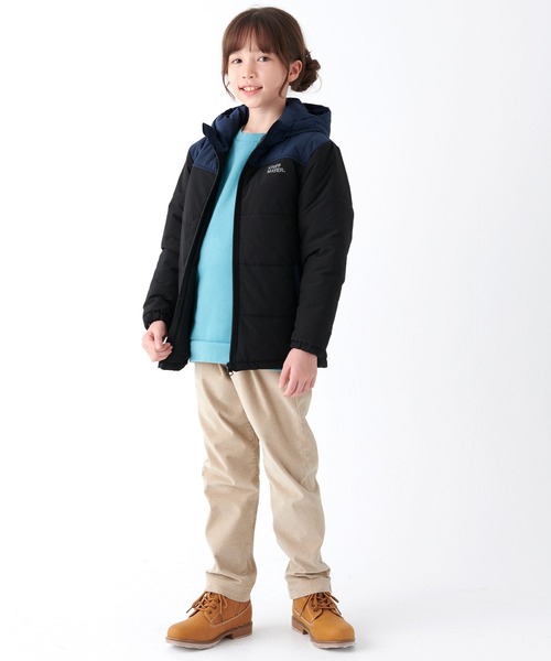 KRIFF MAYER Kid's Collection（クリフメイヤーキッズコレクション）の「【保温中綿】テクノロジャケット（ダウンジャケット/コート・キッズ・カーキ/ネイビー/ブラック/ベージュ・150/170/130/120/160/140）」の5枚目の写真