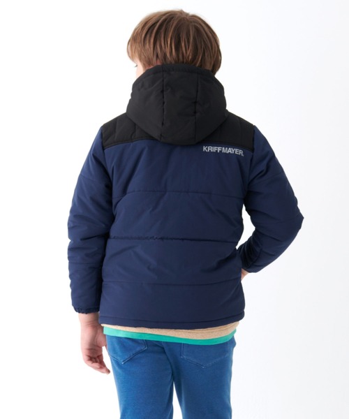KRIFF MAYER Kid's Collection（クリフメイヤーキッズコレクション）の「【保温中綿】テクノロジャケット（ダウンジャケット/コート・キッズ・カーキ/ネイビー/ブラック/ベージュ・150/170/130/120/160/140）」の9枚目の写真