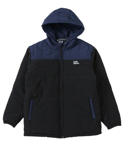 KRIFF MAYER Kid's Collection（クリフメイヤーキッズコレクション）の「【保温中綿】テクノロジャケット（ダウンジャケット/コート・キッズ・カーキ/ネイビー/ブラック/ベージュ・150/170/130/120/160/140）」の10枚目の写真