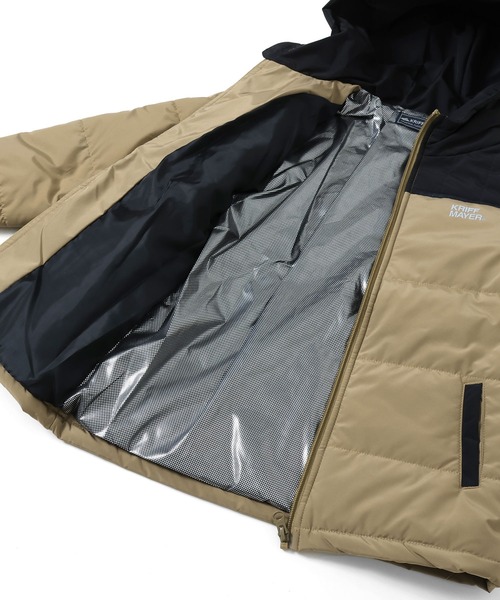 KRIFF MAYER Kid's Collection（クリフメイヤーキッズコレクション）の「【保温中綿】テクノロジャケット（ダウンジャケット/コート・キッズ・カーキ/ネイビー/ブラック/ベージュ・150/170/130/120/160/140）」の13枚目の写真