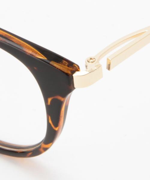 Ray BEAMS（レイビームス）の「NOEYEDIA / メガネ（メガネ・レディース・ブラック/ブラウン・ONE SIZE）」の6枚目の写真