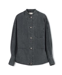 DES PRES　スピーマコットンデニムシャツブルゾン DES PRES（デ・プレ）の「スーピマコットンデニム シャツブルゾン