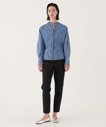 DES PRES　スピーマコットンデニムシャツブルゾン DES PRES（デ・プレ）の「スーピマコットンデニム シャツブルゾン