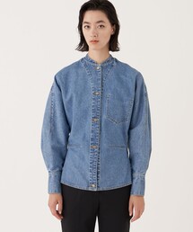 DES PRES（デ・プレ）の「スーピマコットンデニム シャツブルゾン