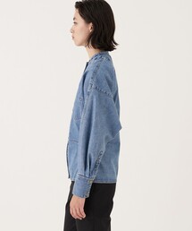 DES PRES（デ・プレ）の「スーピマコットンデニム シャツブルゾン