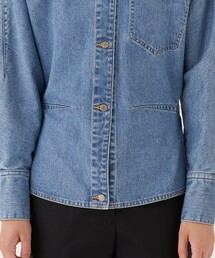 DES PRES（デ・プレ）の「スーピマコットンデニム シャツブルゾン