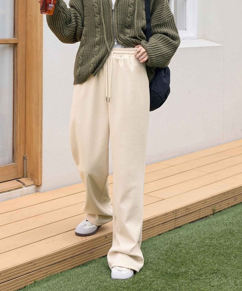 選べる2丈】裏起毛コーデュロイワイドパンツ（その他パンツ）｜CHAN ME