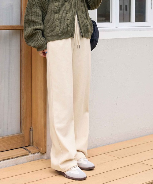 【定価7.6万】STONE  コーデュロイ ワイドパンツ アイボリー 定価7.6万】STONE ISLAND コーデュロイ ワイドパンツ アイボリー