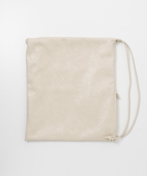 KBF（ケイビーエフ）の「ワンハンドルナップサック（ショルダーバッグ・レディース・アイボリー/ブラック・ONE）」の14枚目の写真