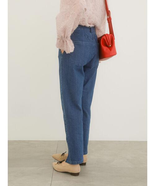 Te chichi TERRASSE（テチチテラス）の「デニムセンタースリットパンツ（デニムパンツ・レディース・ブルー/ネイビー・M/L）」の19枚目の写真