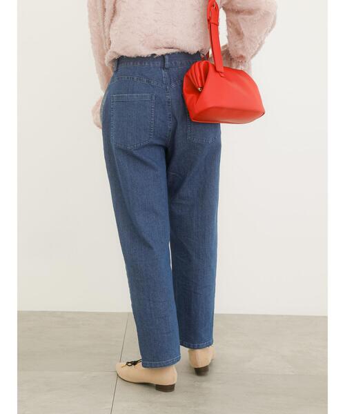 Te chichi TERRASSE（テチチテラス）の「デニムセンタースリットパンツ（デニムパンツ・レディース・ブルー/ネイビー・M/L）」の20枚目の写真