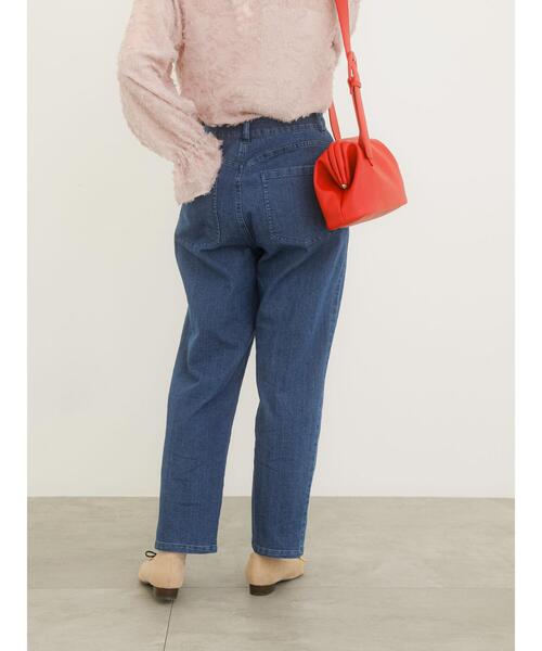 Te chichi TERRASSE（テチチテラス）の「デニムセンタースリットパンツ（デニムパンツ・レディース・ブルー/ネイビー・M/L）」の21枚目の写真