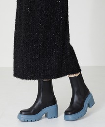 ORiental TRaffic | カラーサイドゴア厚底ブーツ/31426(ブーツ)