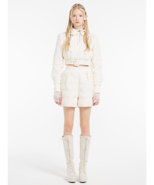 DURAS（デュラス）の「キルティングセットアップ（ワンピース・レディース・パープル/ホワイト・FREE）」の3枚目の写真