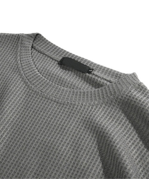 【セール】【neos -addictive design-】ルーズシルエット クルーネック ワッフル ロングスリーブ Tシャツ（Tシャツ/カットソー）｜neos（ネオス） mdprevattcaulkingandwaterproofing.com