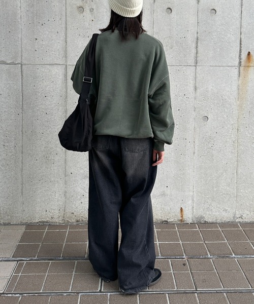 kutir(クティール)の「アソートピグメントスウェットプルオーバー(スウェット・レディース・カーキ/ネイビー/チャコールグレー/スモークグレー・FREE)」の21枚目の写真