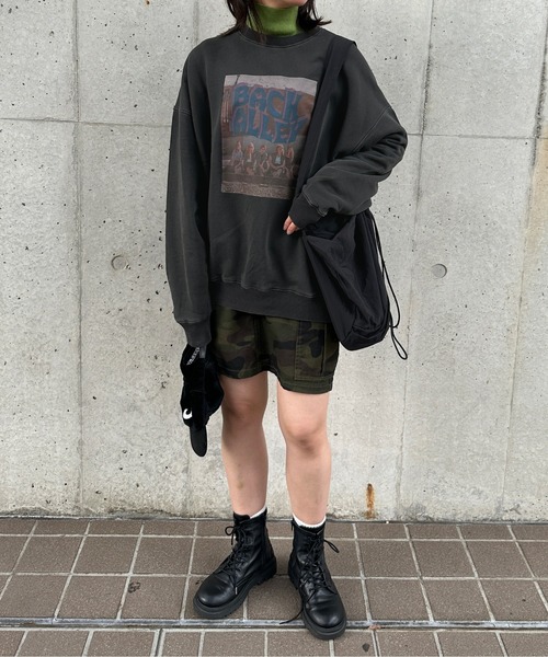 kutir(クティール)の「アソートピグメントスウェットプルオーバー(スウェット・レディース・カーキ/ネイビー/チャコールグレー/スモークグレー・FREE)」の7枚目の写真