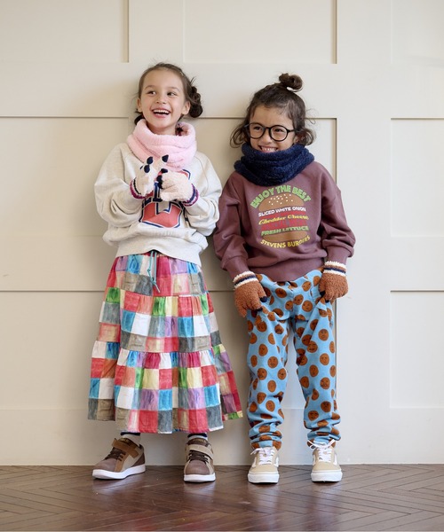 BIG FIELD（ビッグフィールド）の「スマホ対応てぶくろ/kids（手袋・キッズ・チャコール/ピンク/ブルー/アイボリー/マスタード・S/M）」の8枚目の写真