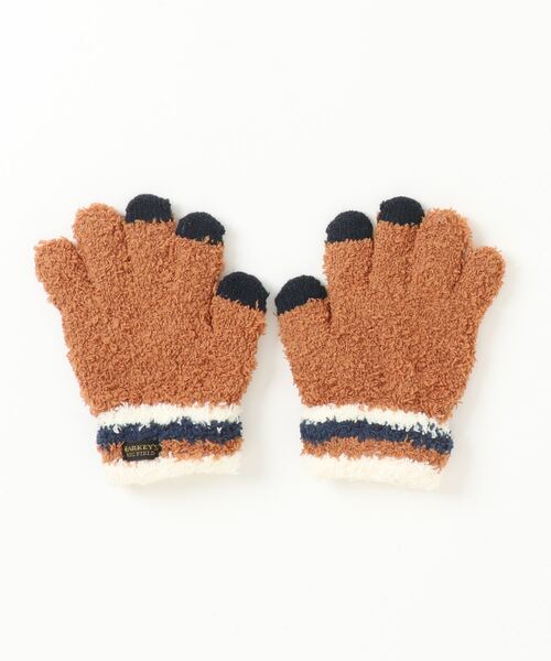 BIG FIELD（ビッグフィールド）の「スマホ対応てぶくろ/kids（手袋・キッズ・チャコール/ピンク/ブルー/アイボリー/マスタード・S/M）」の11枚目の写真