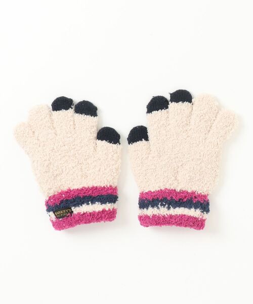 BIG FIELD（ビッグフィールド）の「スマホ対応てぶくろ/kids（手袋・キッズ・チャコール/ピンク/ブルー/アイボリー/マスタード・S/M）」の10枚目の写真