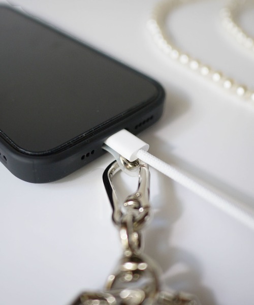 PICCIN（ピッチン）の「2連パールショルダーストラップ（スマホケース/カバー・レディース・ホワイト・FREE）」の6枚目の写真