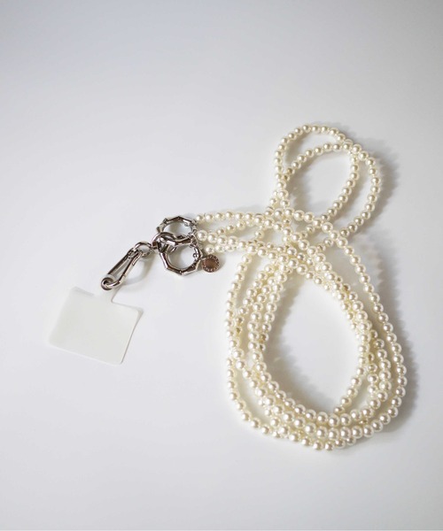 PICCIN（ピッチン）の「2連パールショルダーストラップ（スマホケース/カバー・レディース・ホワイト・FREE）」の13枚目の写真