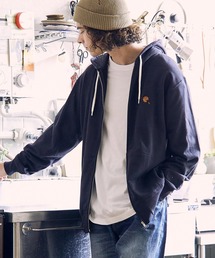 mpa3320- GERBERA EMB COLOR 10oz ZIP PARKA パーカー
