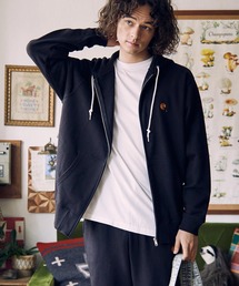 mpa3320- GERBERA EMB COLOR 10oz ZIP PARKA パーカー