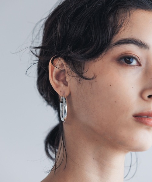 A part by（アパートバイ）の「フープピアス（ピアス（両耳用）・レディース・シルバー/ゴールド/Silver/GOLD ・FREE）」の5枚目の写真