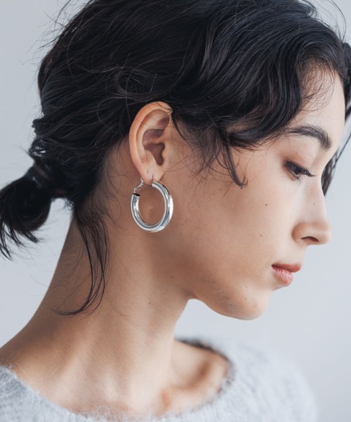 A part by（アパートバイ）の「フープピアス（ピアス（両耳用）・レディース・シルバー/ゴールド/Silver/GOLD ・FREE）」の12枚目の写真