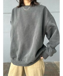 BACK NUMBER | 【BACK NUMBER】【エアリースウェット】製品染めスウェット(スウェット)