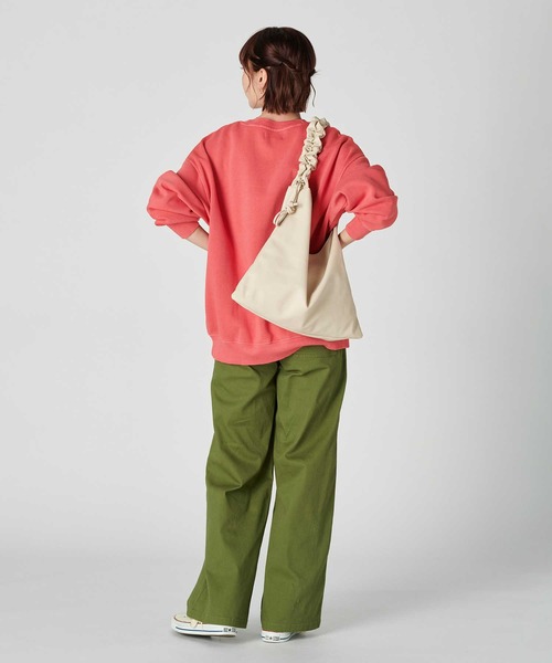 BACK NUMBER（バックナンバー）の「【BACK NUMBER】【エアリースウェット】製品染めスウェット（スウェット・レディース・ダークグレー/レッド/キナリ/イエロー/ブルー・M/L）」の16枚目の写真
