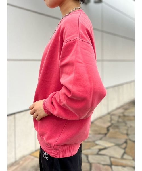 BACK NUMBER（バックナンバー）の「【BACK NUMBER】【エアリースウェット】製品染めスウェット（スウェット・レディース・ダークグレー/レッド/キナリ/イエロー/ブルー・M/L）」の20枚目の写真