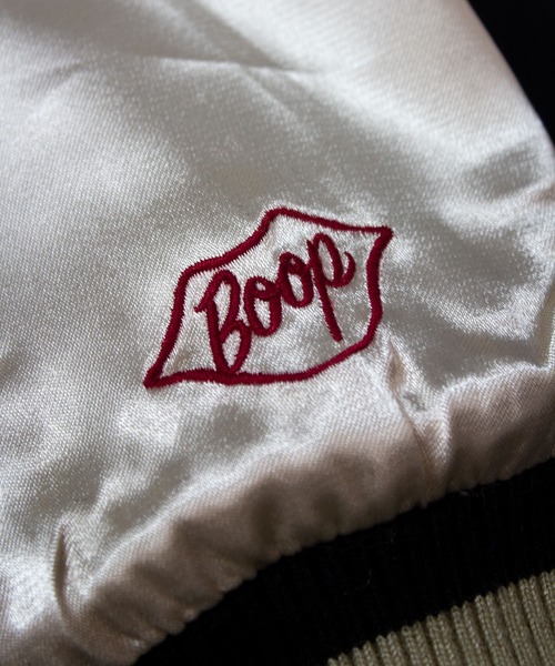 BETTY BOOP(ベティ・ブープ)の「BB-ヤンキーBetty リバーシブルスカジャン(スカジャン・メンズ・ブラック・L/XL/M)」の13枚目の写真