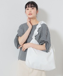 BEAMS HEART | 【A4収納可能/4色展開】ギャザーハンドル トートバッグ(ショルダーバッグ)