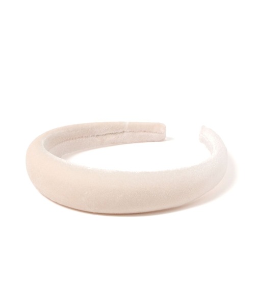 tiny tiny（ティニーティニー）の「ベロアカチューシャ[tiny tiny(ティニーティニー)]（カチューシャ・レディース・ブラック/アイボリー/グリーン・0）」の10枚目の写真